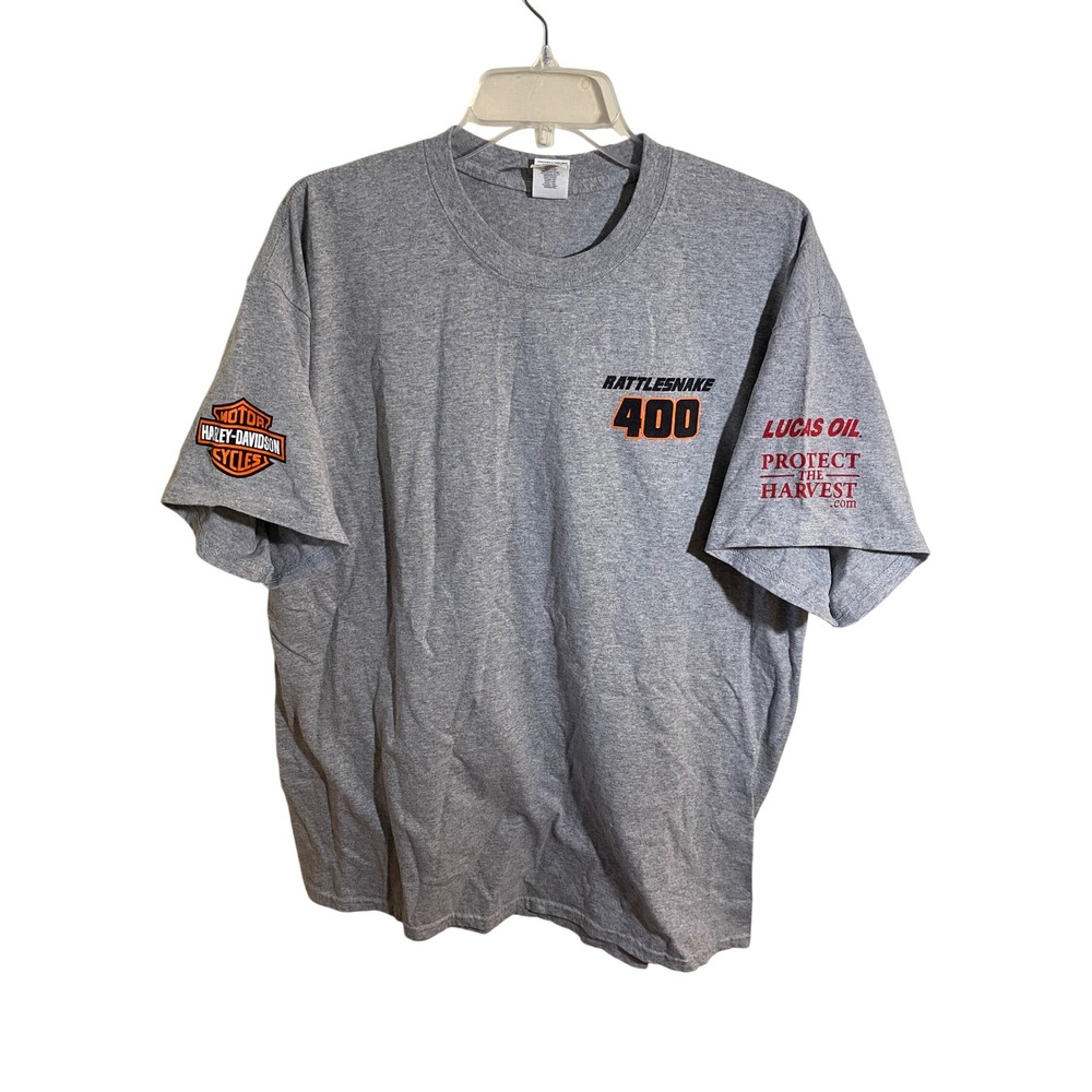 Harley‎ Davidson Pendleton Bike Week 2017 T-Shirt Mens XL Gray Rattlesnake 400